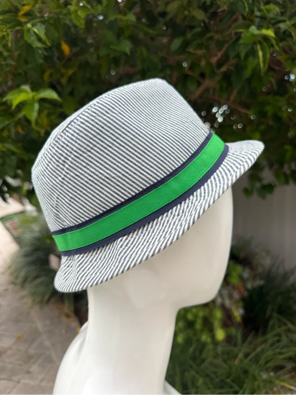 The Children's Place Boys Seersucker Stripe Fedora Hat